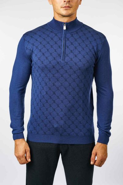 

men's sweaters sweater cashmere 2022 winter style fashion leisure zipper collar geometric wool gentleman ping, White;black