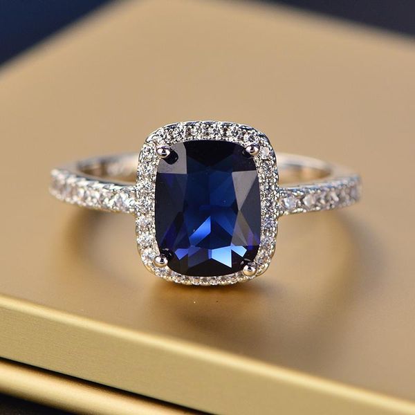 

wedding rings multicolor band ring silver color for women size 5 6 7 8 9 10 11 herr0074, Slivery;golden