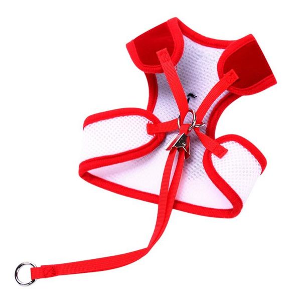 

dog collars & leashes pet harnesses leash chest belt collar traction rope for dogs breathable multi-style dress bow vest clothes no pull #1