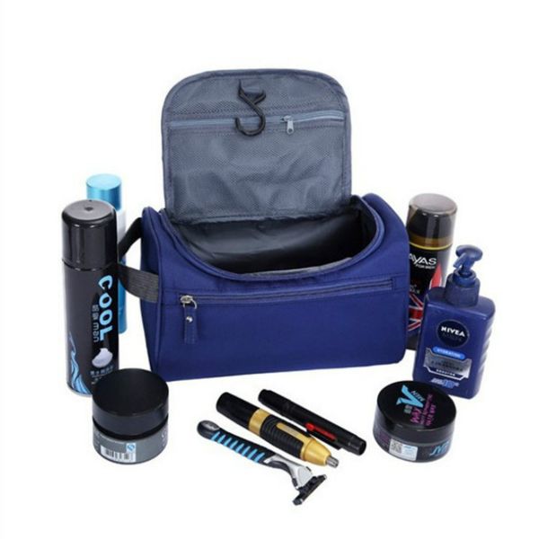 

makeup bag women bags men large waterproof travel cosmetic bag organizer case necessaries make up wash toiletry bag 2020, Black;red