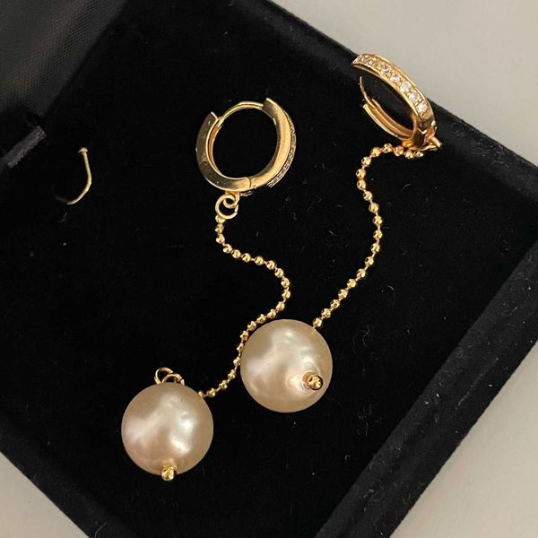 

and long pearl earrings light luxury earrings temperament net red tassel earrings g6-5, Silver