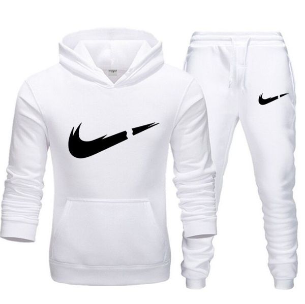 

2021 men tracksuit 2 pieces sets winter jacket women casual letter print jackets sportswear+pants sweatshirt sports suit clothing s-xxxl, Gray