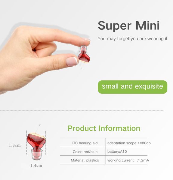 

invisible hearing aid ear hearing device cic hearing aid new mini sound amplifier aids amplifier for the elderlyscouts