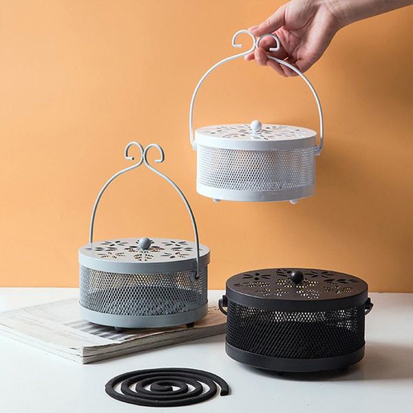 

hooks & rails wrought iron mosquito-repellent incense burner ornaments storage rack room decor holder nordic simple and hangable