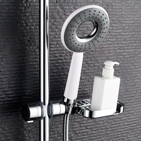 

bathroom storage & organization adjustable shower racks kitchen faucet frames bath supplies shelf washroom memory rack lifting frame organiz