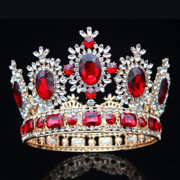 

baroque crystal wedding bridal tiaras and crowns bride diadem headpiece women prom hair ornaments head jewelry acc jllmpu, Silver