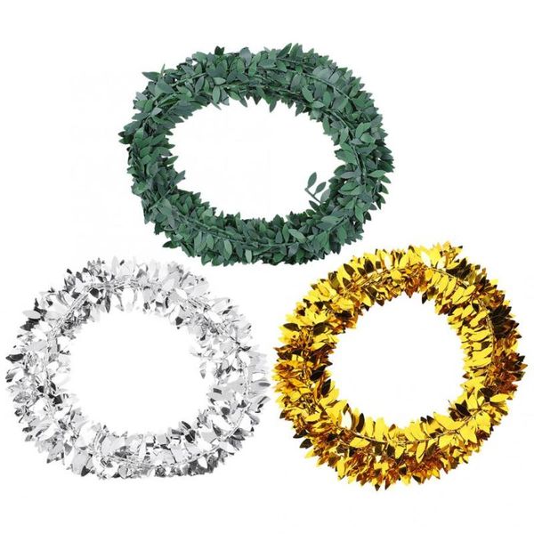 

decorative flowers & wreaths door wreath 2pcs artificial plant 7.5m diy leaves wedding / christmas decor hand-made craft collection wall gar