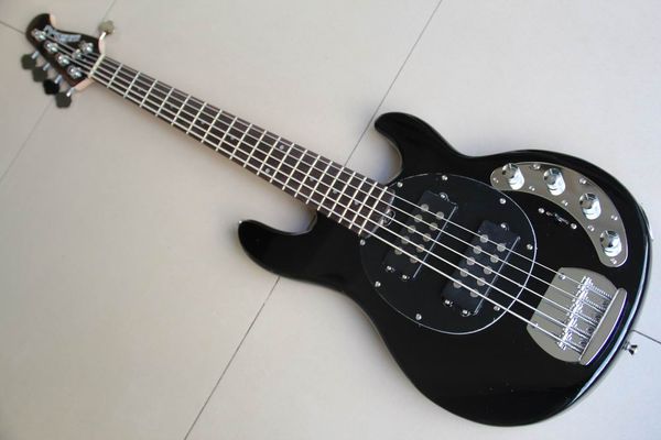 

wholesale brand new 5 string electric bass guitar, in black 111226