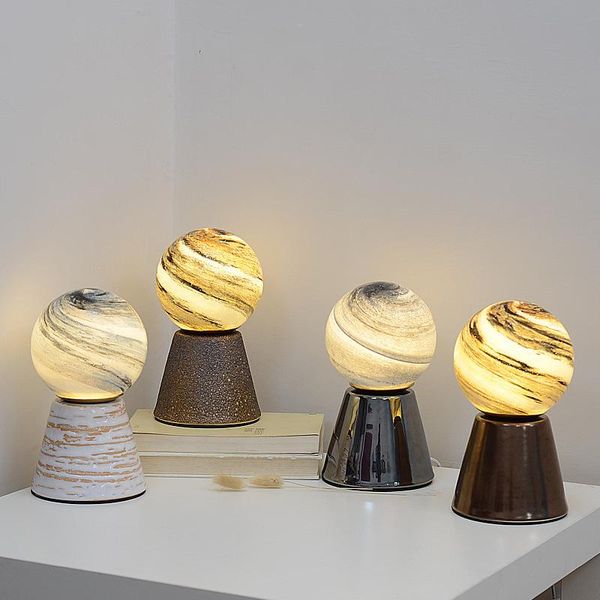 

table lamps modern ceramic planet for living room bedroom bedside makeup home lighting dining art decor light fixture