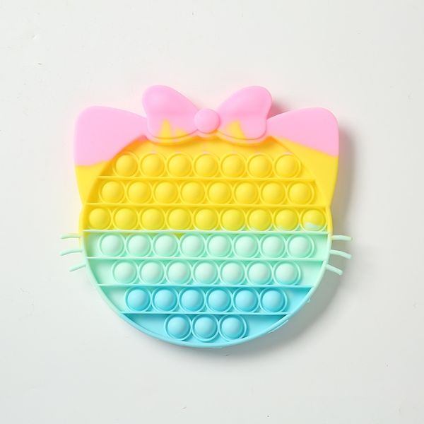 

mouse killing pioneer chessboard toy children's new rainbow push pop it gadget