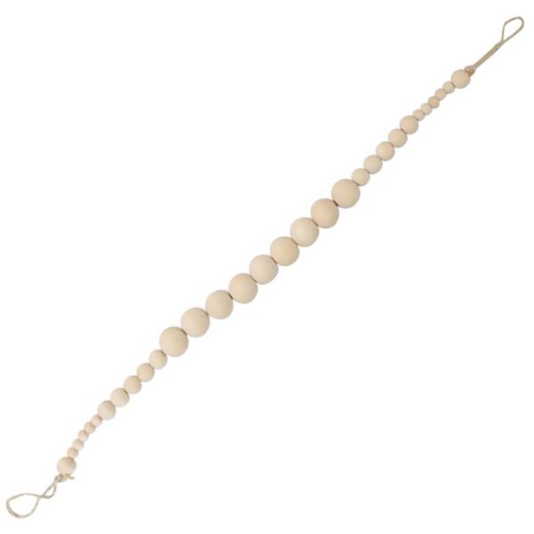 

1pc wooden bead curtain tie strap rope tieback decorative curtain holder