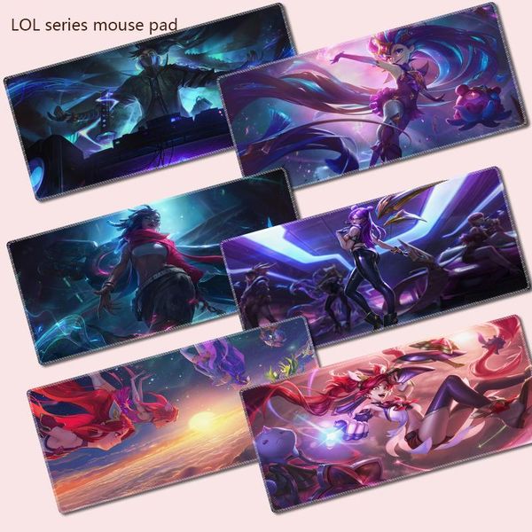 

mouse pads & wrist rests league of legends pad lock edge game computer super large gaming thickened desk keyboard writing
