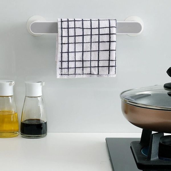 

towel racks ps+pc fixed bath holder bathroom bar wall mounted rack hanger single hook dual long/short version