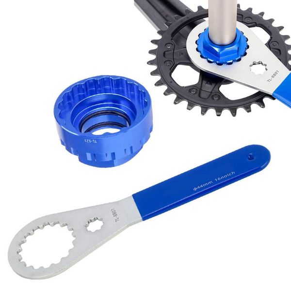 

tools 2pcs bike chainrings mounting tool bicycle mount repair dub bb bottom brackets wrench remover