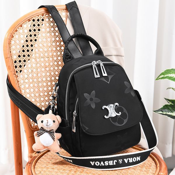 

2021 new oxford cloth backpack women's ins korean fashion versatile work travel dual-purpose single shoulder backpack