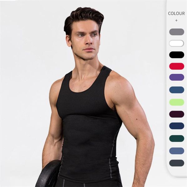 

male running vest sports shirts gym clothing fitness cropped tshirt bodybuilding singlet quick dry camiseta ropa deportiva, Black;blue