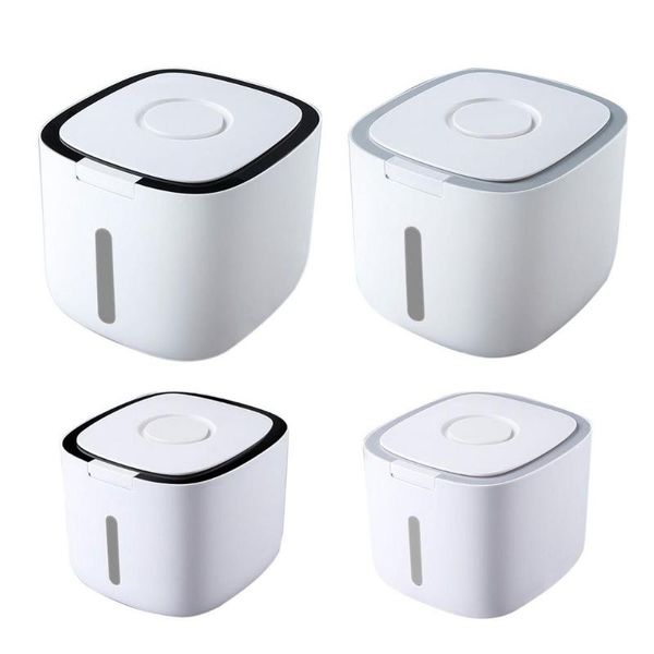 

storage bottles & jars large capacity rice bucket kitchen box food organizer container insect-proof moisture-proof household