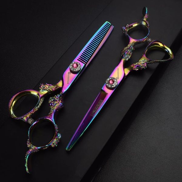 

hair scissors sharonds barber hairdressing 5.5 6 inch professional shears hairdresser supplies purple dragon makas
