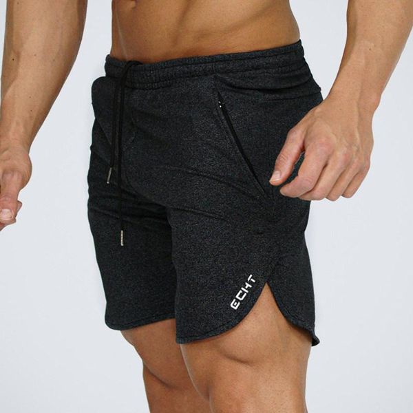 

summer mens slim brand shorts calf-length fitness bodybuilding fashion casual gyms jogger workout beach short pants sportswear, White;black