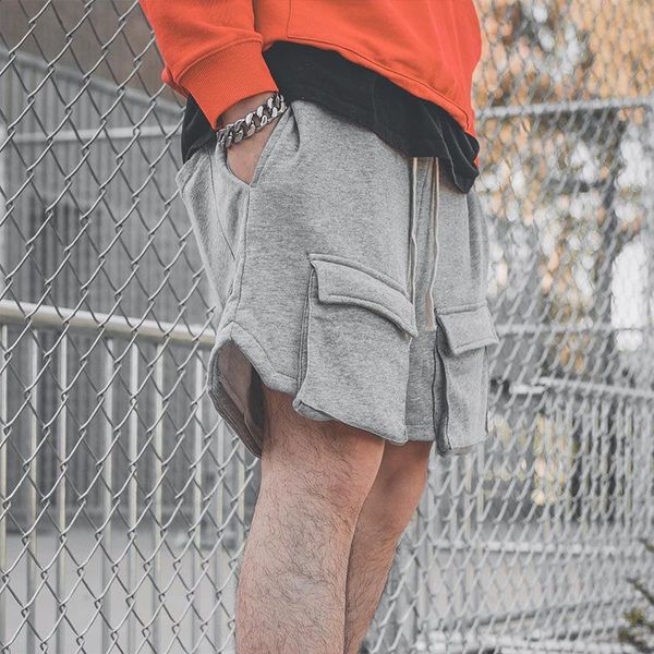 

running shorts men gym fitness short pants basketball swim borad beach jogging training bodybuilding workout sport, Black;blue