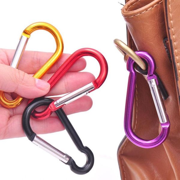 

20pcs aluminum spring carabiner outdoor camping equipment edc carabiner hook pocket key chain camping outdoor survi jlldoi