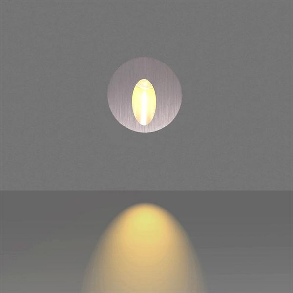 

3w led stair light aluminum step lights embedded corner light footlight outdoor waterproof staircase step lamp ac85-265v fr97s