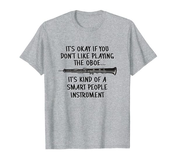 

funny oboe t-shirt oboist gift, concert band, symphonic band, White;black