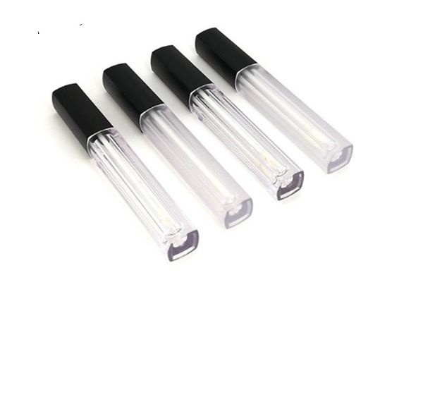 

perfume bottle lip gloss tube empty 5ml makeup oil container square plastic tubes with wholesale price