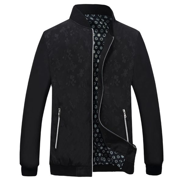 

men's jackets black blue red oversized men autumn winter 2021 plus size cardigan zip up loose business fashion casual work mens ja, Black;brown