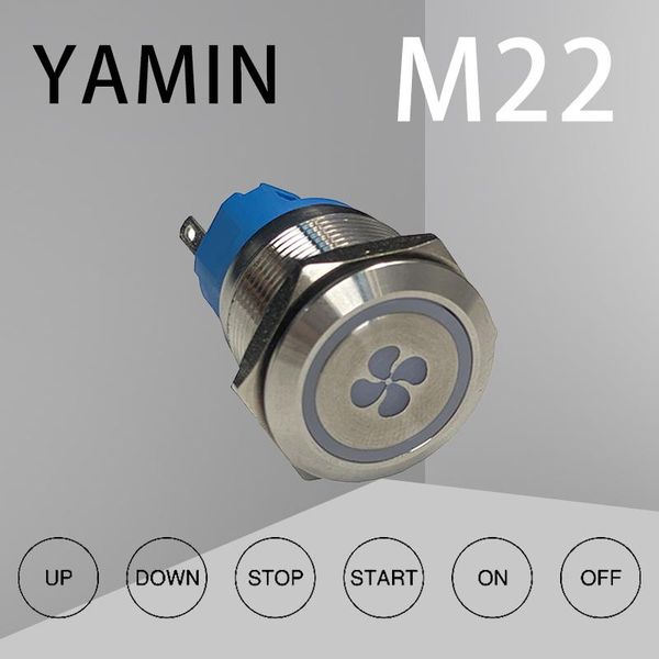 

smart home control 22mm lock momentary 1no 1nc luminous character lettering start spower supply laser custom 3a 250vac metal push button