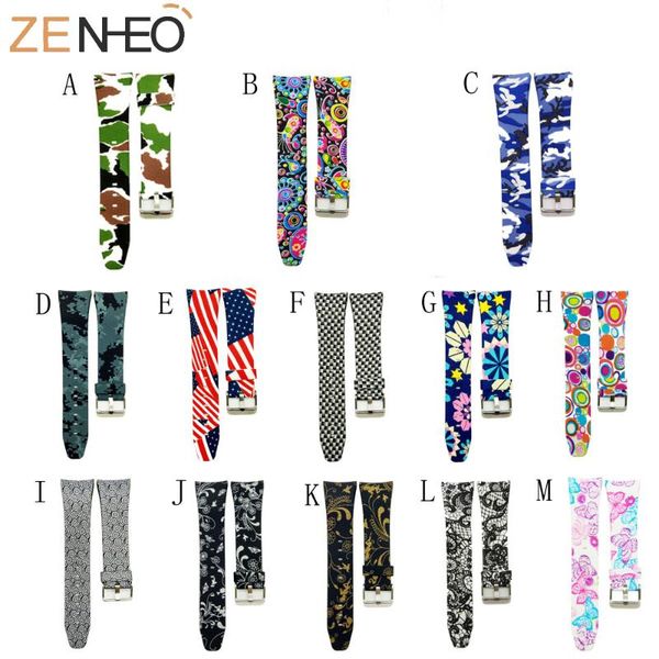 

watch bands colorful fashion wristband silicone strap for samsung gear fit2 bracelet straps fit 2, Black;brown