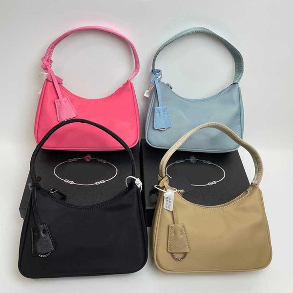 

waist bags 2021 women nylon underarm bag with box and dust