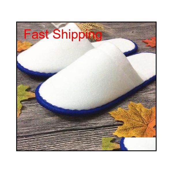 

5pair/set double disposable slippers l guest hospitality slippers thick non -slip qiaojingren home indoor dis jlltae mywjqq