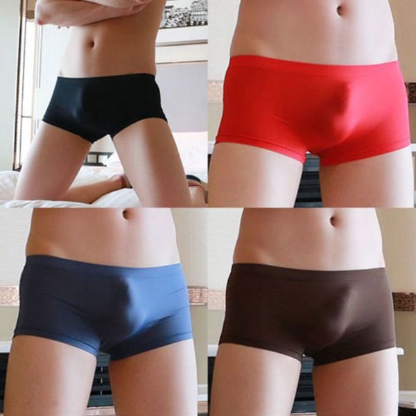 

transparent fish mesh underwear shorts trunks under men boxers sheer see through boxer breathing needless, Black;white