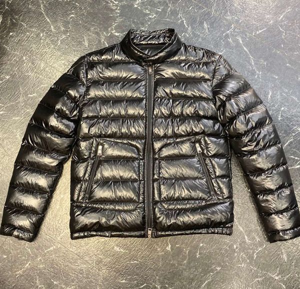 

2021 men's lightweight jacket cool locomotive 90 white down fashion business recommend rushed, Black