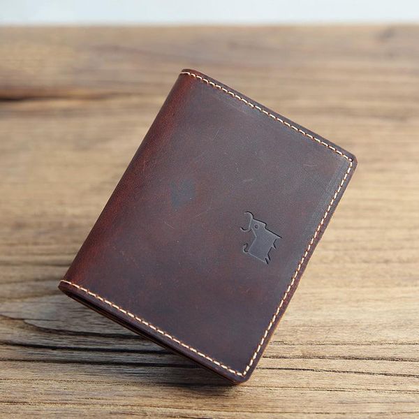 

wallets retro slim small wallet men genuine leather designer mini thin short portfolio man cuzdan, Red;black