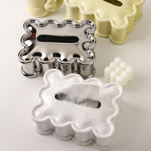 

tissue boxes & napkins european ceramic box living room coffee table art pumping deskcreative thin papers organizer home decoration