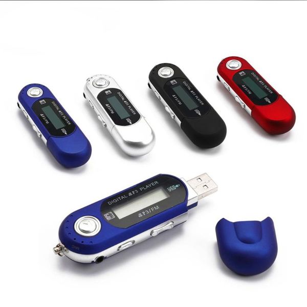 

& mp4 players portable mini usb flash mp3 player lcd screen support 32gb tf card slot digital music fm radio + earphone