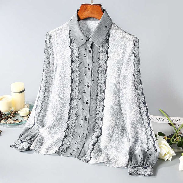 

women's blouses & shirts women's shirt solid cardigan temperament spring and summer european american boutique wear vmaz, White