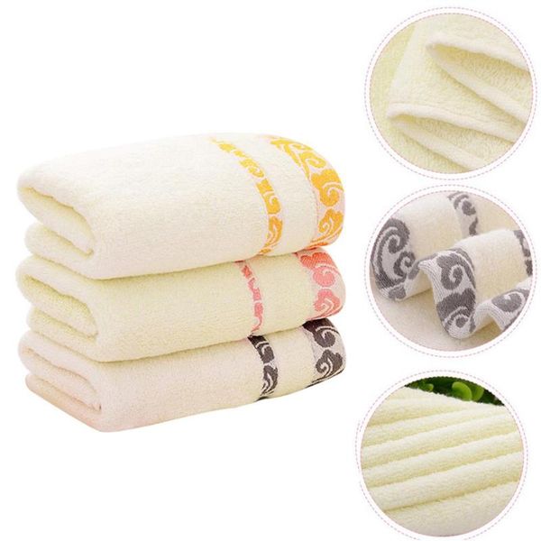 

towel 33x73cm cotton soft highly absorbent rectangle face bath washing washcloth