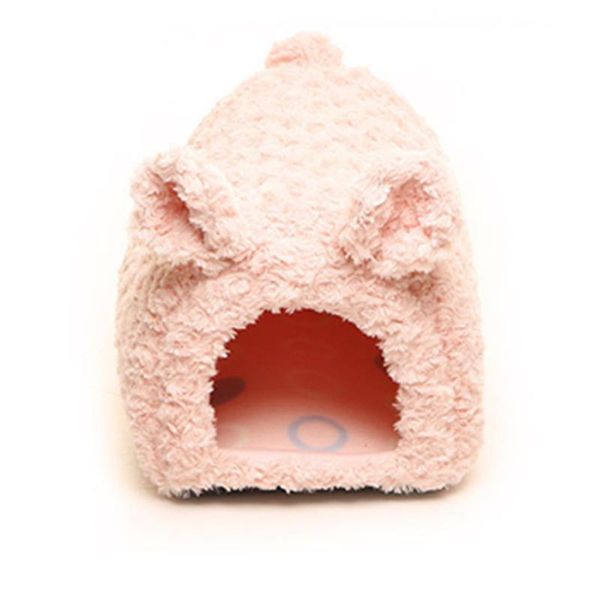 

new shape of pig house cat dog beds/mats warm house winter pet dog round puppy bed pet bed mat nest ing