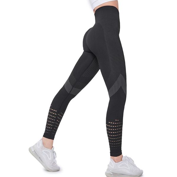 

yoga outfits pants leggings for fitness seamless high waist women workout breathabletights training, White;red