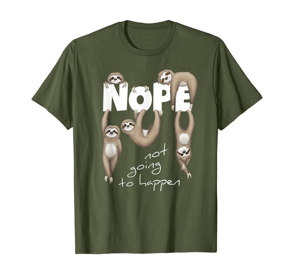 

NOPE Shirt | Lazy Chill Out Day | Cute Sloth Apparel Gift, Mainly pictures