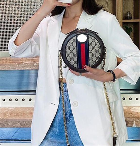 

womens shoulder bags luxury classical distressed doubleg letter round shape color bar designer chain bag size19x19x19