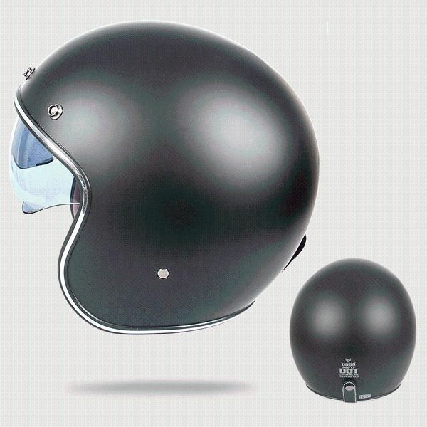 

motorcycle helmets 3/4 half helmet classic retro open face men and women for all seasons