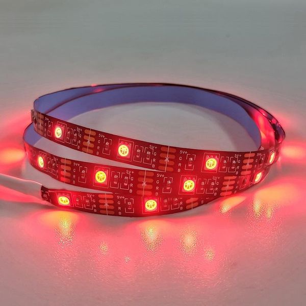 

strips 5m rgb led strip warm white light tape neon lamp power by 5v usb with ir control for tv backlight room decoration car liginting