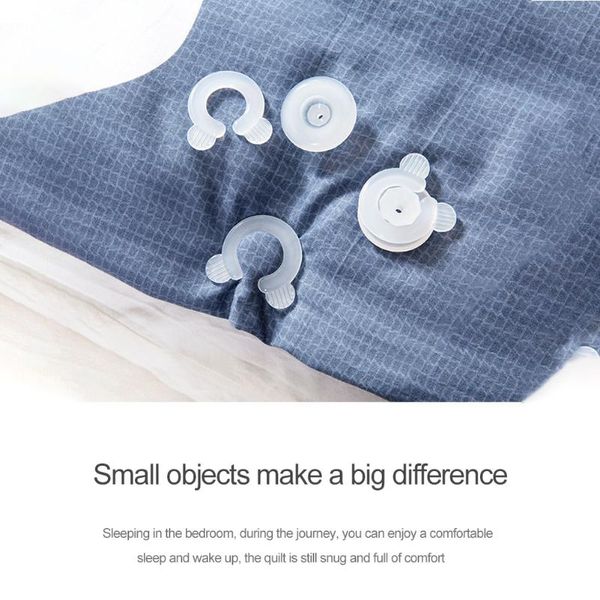 

clothing & wardrobe storage 4pcs comforter grippers quilt clip portable blankets sheet accessories fastener clips plastic bed duvet holders
