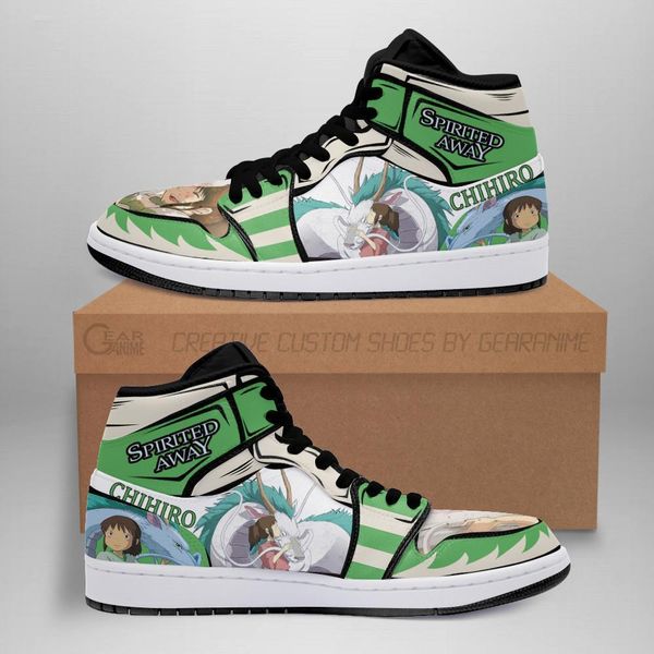 

chihiro and haku sneakers spirited away fan gift idea