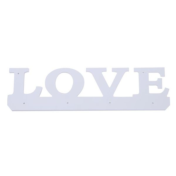 

robe hooks vintage love 4 hook coat rack clothes key holder hat hanger wall home