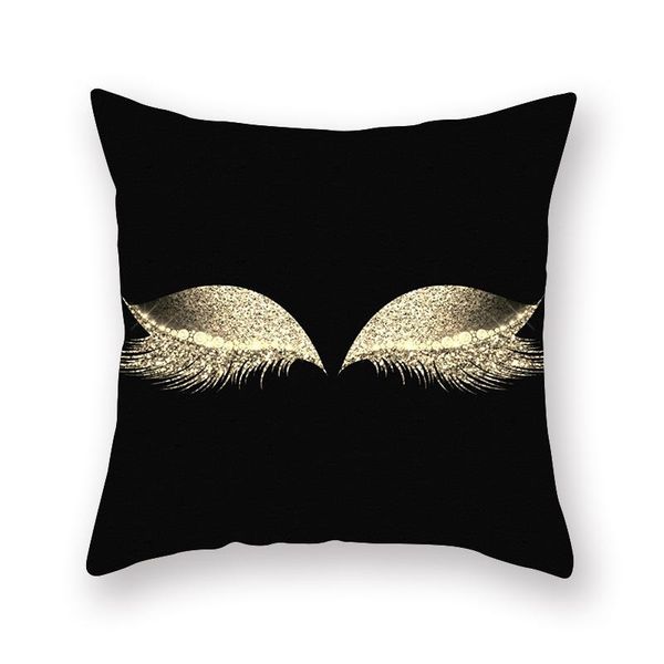 

pillow case bedroom eye lash sofa soft home decoration cushion cover 45*45cm